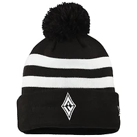 Unisex New Era Black Las Vegas Aces Core Cuffed Knit Hat with Pom