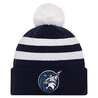 Unisex New Era Navy Minnesota Lynx Core Cuffed Knit Hat with Pom
