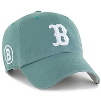 Men's '47  Green Boston Red Sox City Connect Clean Up Adjustable Hat