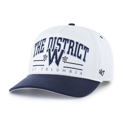 Men's '47  White Washington Nationals City Connect Roscoe Hitch Adjustable Hat