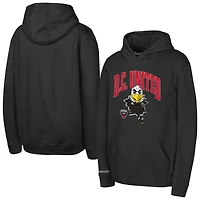 Youth Mitchell & Ness  Black D.C. United Mascot Break Out Pullover Hoodie