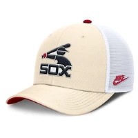 Men's Nike  Natural Chicago White Sox Cooperstown Collection Dri-FIT Rise Trucker Adjustable Hat