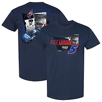 Men's Hendrick Motorsports Team Collection Navy Kyle Larson HendrickCars.com Car T-Shirt