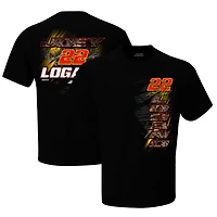 Men's Team Penske  Black Joey Logano Shell/Pennzoil Camo T-Shirt