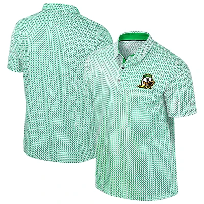 Men's Colosseum Green Oregon Ducks Big & Tall Marty Rival Polo