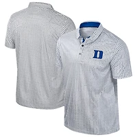 Men's Colosseum Black Duke Blue Devils Big & Tall Marty Rival Polo