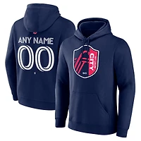 Men's Navy St. Louis City SC Custom Team Authentic Pullover Hoodie