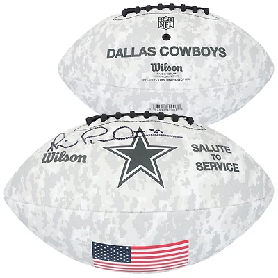 Michael Irvin Dallas Cowboys Autographed 2024 Salute To Service Wilson Football