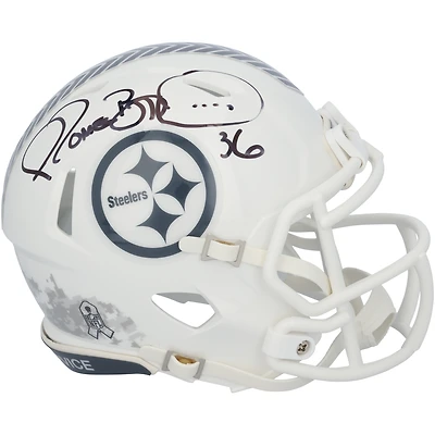 Jerome Bettis Pittsburgh Steelers Autographed Riddell 2024 Salute to Service Speed Mini Helmet