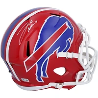 Josh Allen Buffalo Bills Autographed Riddell 1987-2001 Throwback Speed Replica Helmet