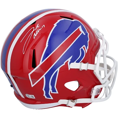 Josh Allen Buffalo Bills Autographed Riddell 1987-2001 Throwback Speed Replica Helmet
