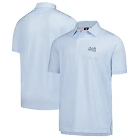 Men's FootJoy  Light Blue The Charles Schwab Challenge Figure Print Lisle ProDry Polo