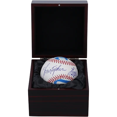 Christopher Lloyd Back to the Future Autographed Baseball - Art by DNA Paint & Davide "Grizzly" Salvadori - Limited Edition #1/1 - WN55914863