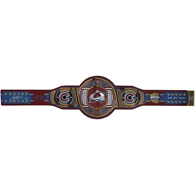 Cale Makar Colorado Avalanche Autographed WWE Legacy Title Belt with "2022 Conn Smythe" Inscription - Limited Edition of 10