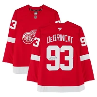 Alex DeBrincat Detroit Red Wings Autographed Red Fanatics Premium Jersey