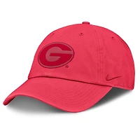 Men's Nike Red Georgia Bulldogs Club Campus Adjustable Hat