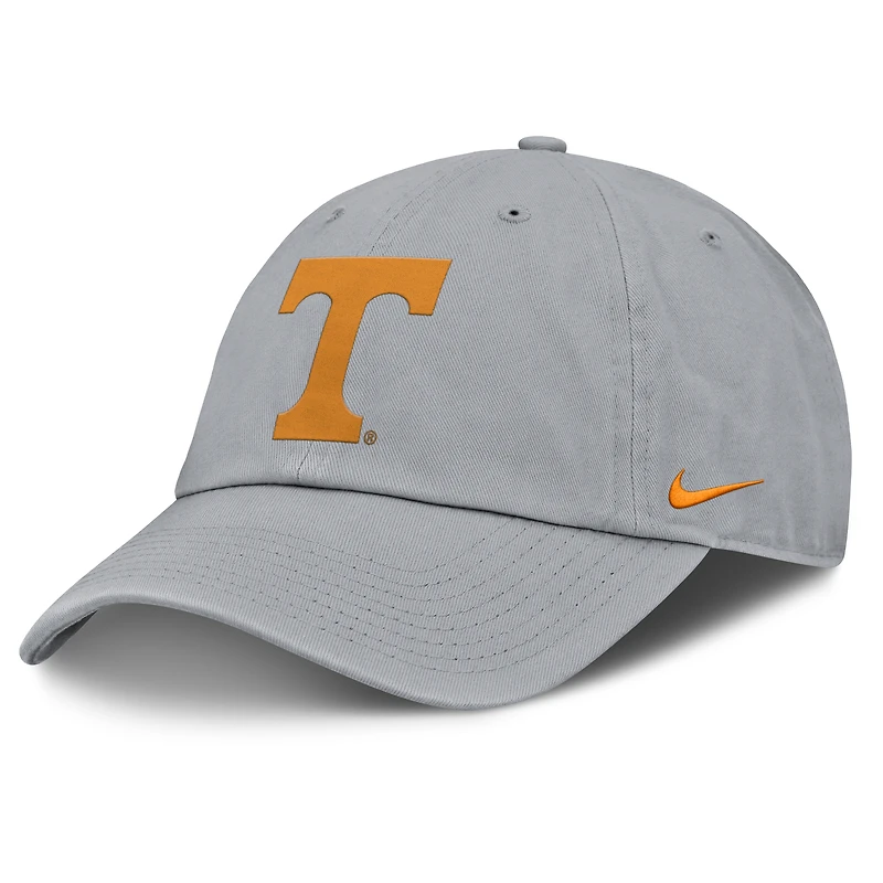 Men's Nike Gray Tennessee Volunteers Club Campus Adjustable Hat