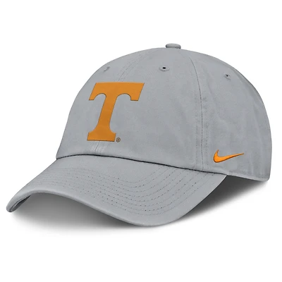 Men's Nike Gray Tennessee Volunteers Club Campus Adjustable Hat