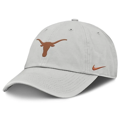 Men's Nike Gray Texas Longhorns Club Campus Adjustable Hat