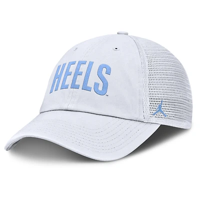 Men's Jordan Brand White North Carolina Tar Heels Club Campus Trucker Adjustable Hat
