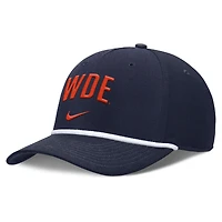 Men's Nike Navy Auburn Tigers Rise Campus Adjustable Hat