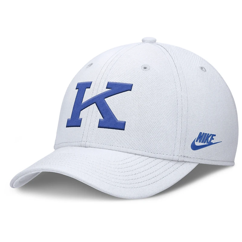 Men's Nike White Kentucky Wildcats Rise Academic Dri-FIT Flex Hat