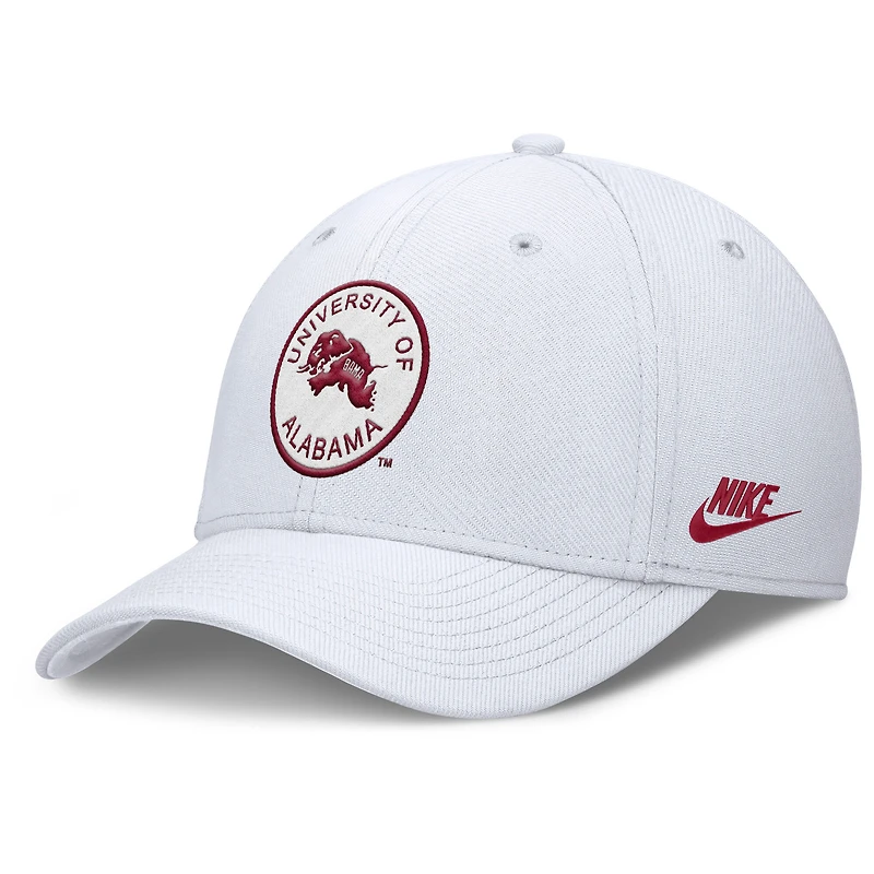 Men's Nike White Alabama Crimson Tide Rise Academic Dri-FIT Flex Hat