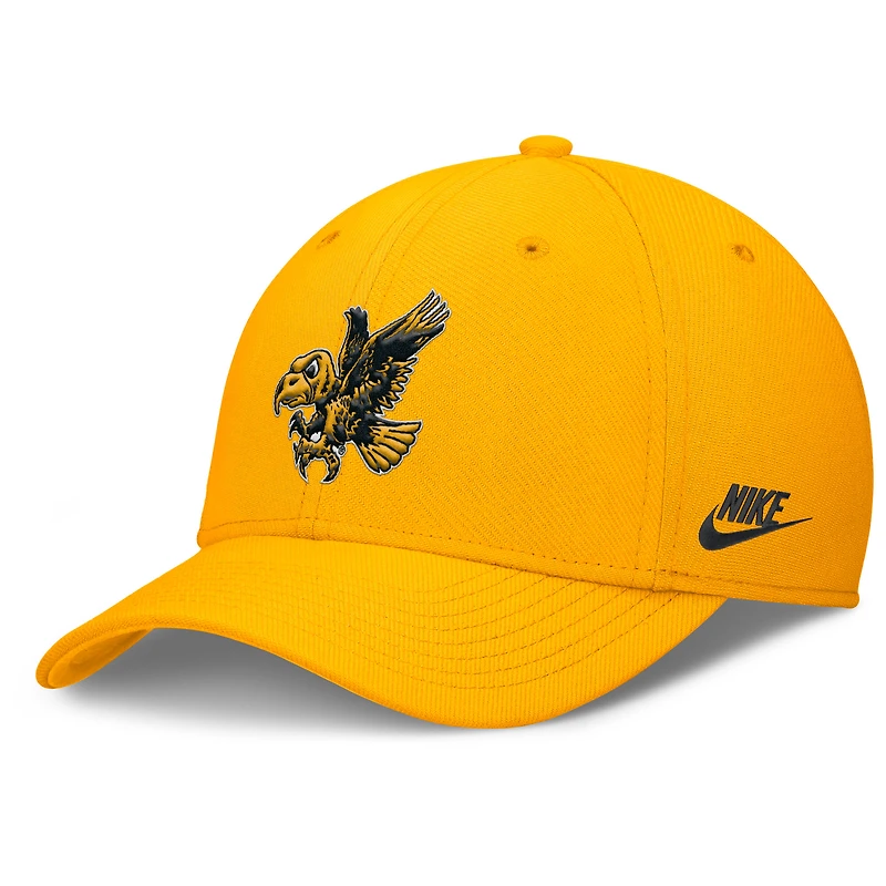 Men's Nike Gold Iowa Hawkeyes Rise Academic Dri-FIT Flex Hat