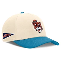 Men's Nike Natural/Light Blue Auburn Tigers Academic Rise Dri-FIT Adjustable Hat
