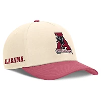 Men's Nike Natural/Crimson Alabama Crimson Tide Academic Rise Dri-FIT Adjustable Hat