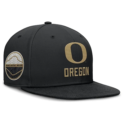 Men's Nike Black Oregon Ducks Shoe Duck Wool Fitted Hat