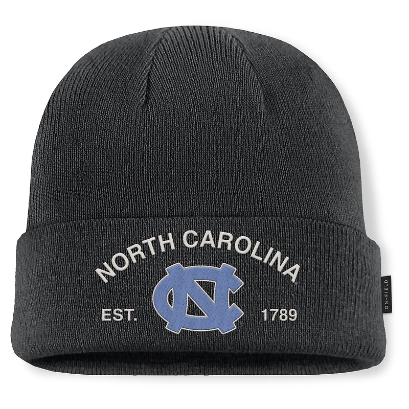 Men's Jordan Brand Black North Carolina Tar Heels 2025 Military Appreciation Cuffed Knit Hat