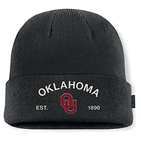 Men's Jordan Brand Black Oklahoma Sooners 2025 Military Appreciation Cuffed Knit Hat