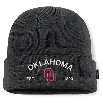 Men's Jordan Brand Black Oklahoma Sooners 2025 Military Appreciation Cuffed Knit Hat