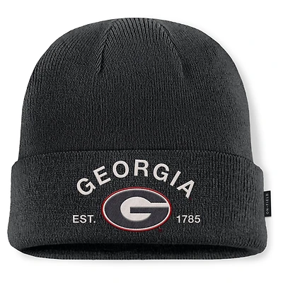 Men's Nike Black Georgia Bulldogs 2025 Military Appreciation Cuffed Knit Hat