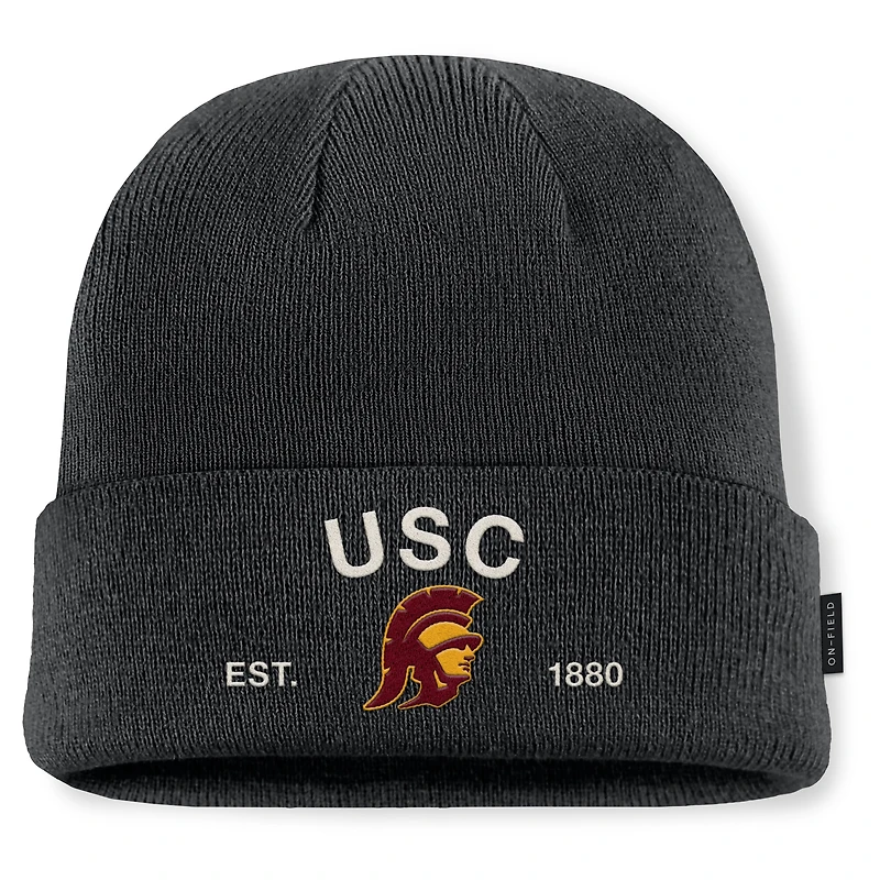 Men's Nike Black USC Trojans 2025 Military Appreciation Cuffed Knit Hat