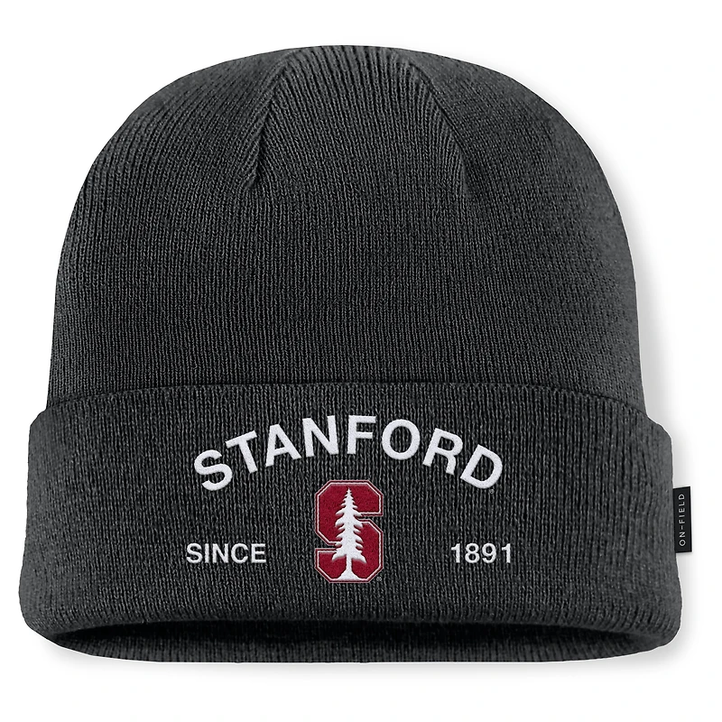 Men's Nike Black Stanford Cardinal 2025 Military Appreciation Cuffed Knit Hat