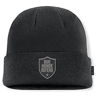 Men's Nike Black Ohio State Buckeyes 2025 Military Appreciation Cuffed Knit Hat