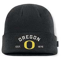 Men's Nike Black Oregon Ducks 2025 Military Appreciation Cuffed Knit Hat