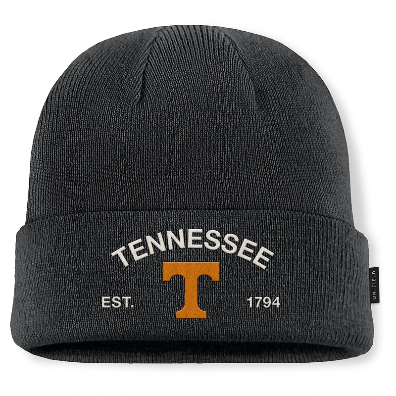 Men's Nike Black Tennessee Volunteers 2025 Military Appreciation Cuffed Knit Hat