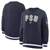 Women's Nike Navy Penn State Nittany Lions Oversized Legacy Phoenix Sweatshirt