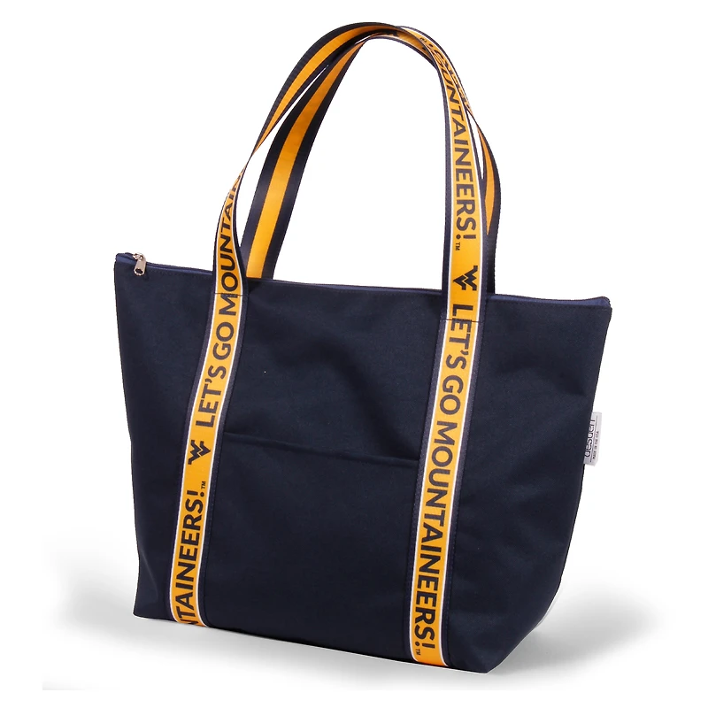 West Virginia Mountaineers The Sophie Tote with Logoed Straps