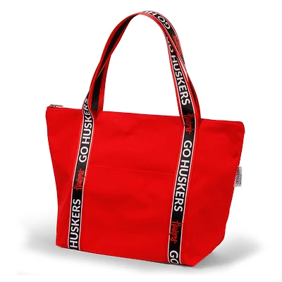 Nebraska Huskers The Sophie Tote with Logoed Straps