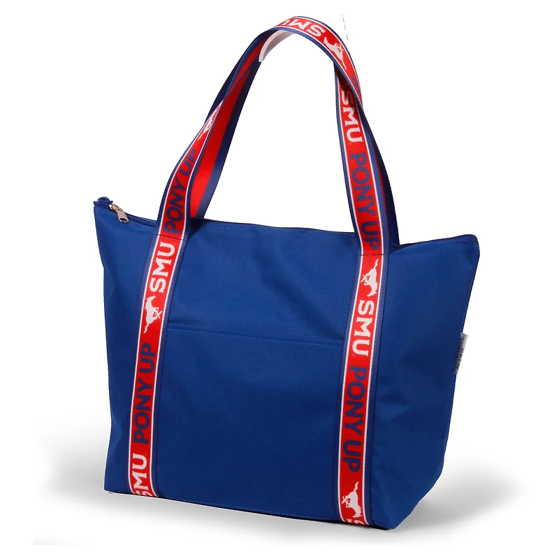 SMU Mustangs The Sophie Tote with Logoed Straps