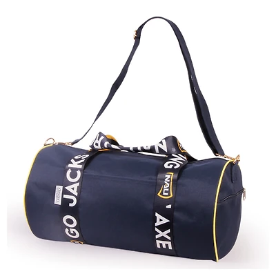 Northern Arizona Lumberjacks Round Duffel with Logoed Straps