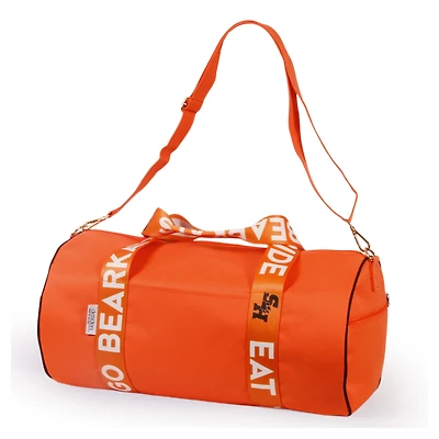 Sam Houston State Bearkats Round Duffel with Logoed Straps