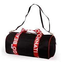 Cincinnati Bearcats Round Duffel with Logoed Straps