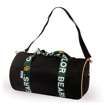 Baylor Bears Round Duffel with Logoed Straps