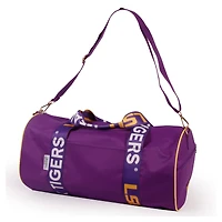 LSU Tigers Round Duffel with Logoed Straps