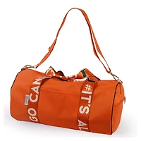 Miami Hurricanes Round Duffel with Logoed Straps